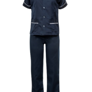 CONJUNTO CONSERVADOR FEMININO AZUL MARINHO