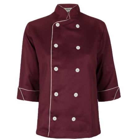 DÓLMÃ FEMININA MANGA 3/4 VINHO