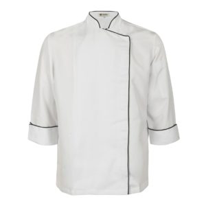 DÓLMÃ MASCULINA MANGA 3/4 BRANCA