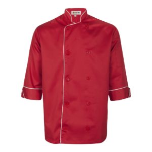 DÓLMÃ MASCULINA MANGA 3/4 VERMELHA