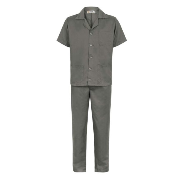 JALECO MANUTENÇÃO FEMININO CINZA